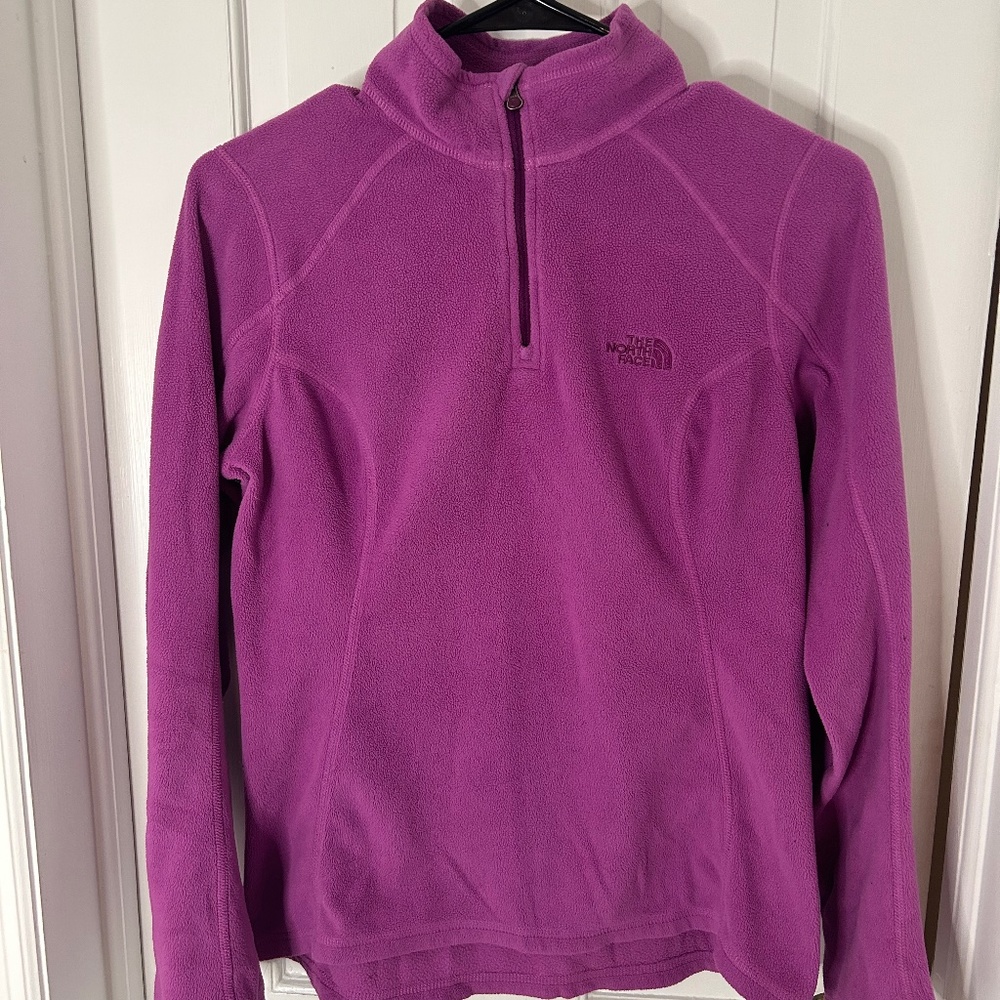 The North Face Fleece Purple Quarter Zip